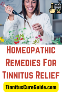 Homeopathic Remedies For Tinnitus Relief pin