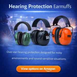 Hearing protection earmuffs