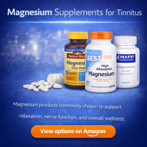 Magnesium supplements for tinnitus