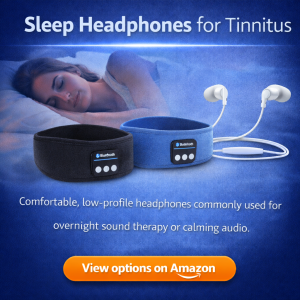 Sleep headphones for tinnitus