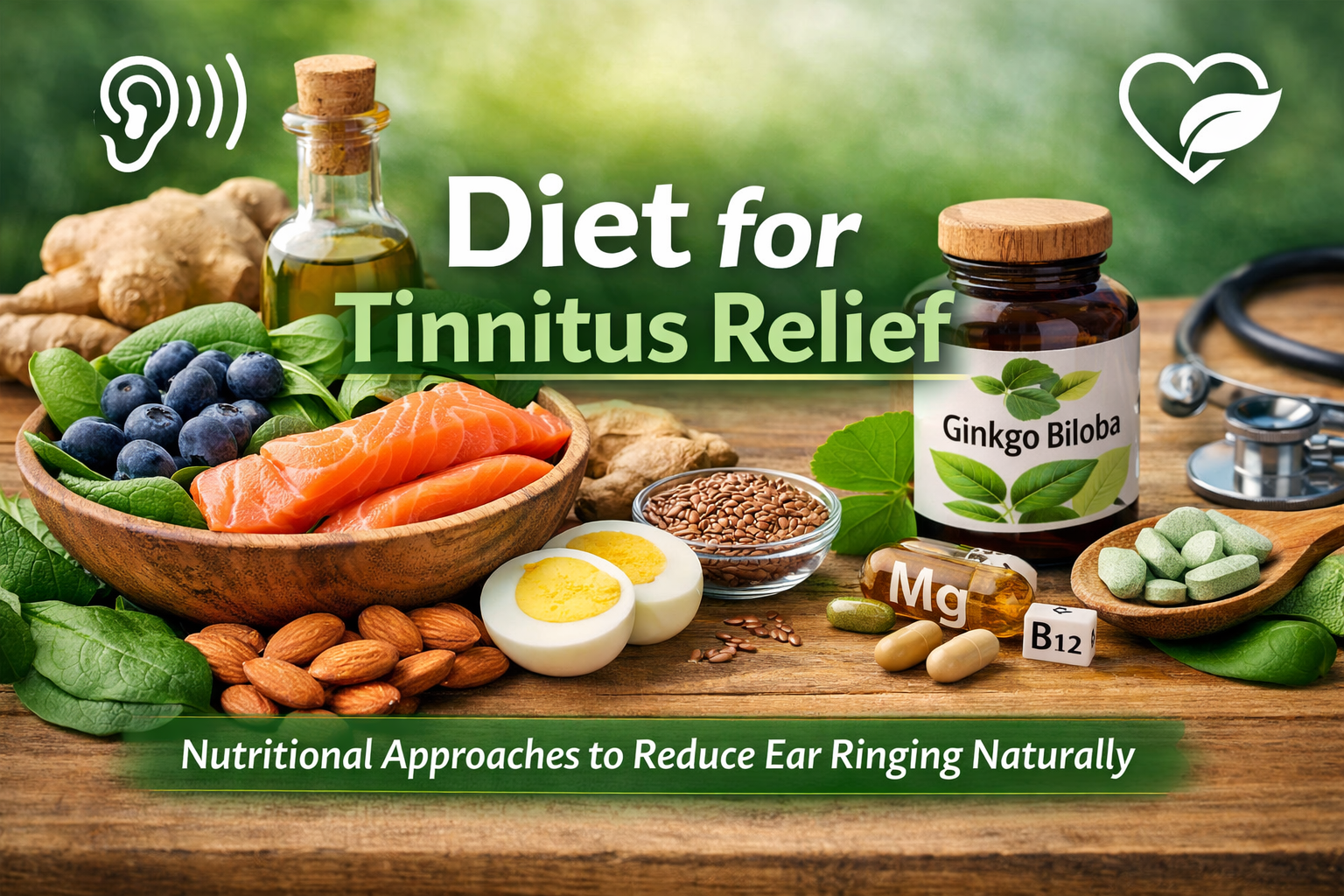 Diet For Tinnitus Relief: Dietary & Nutritional Approaches To Calm Ear ...