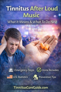 tinnitus after loud music-pin