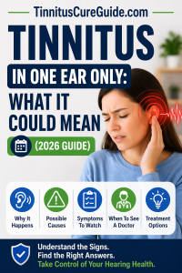 Tinnitus in one ear-pin