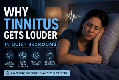 Why tinnitus gets louder in quiet bedrooms