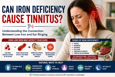 can iron deficiency cause tinnitus