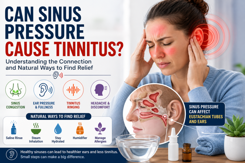 can sinus pressure cause tinnitus