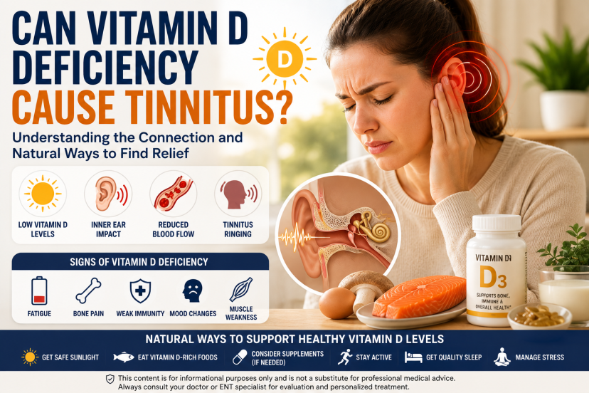 can vitamin D deficiency cause tinnitus