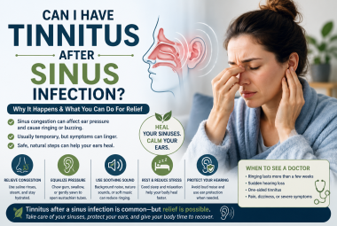 can I have tinnitus after sinus infection