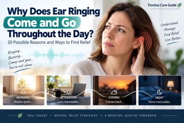 why does ear ringing come and go throughout the day